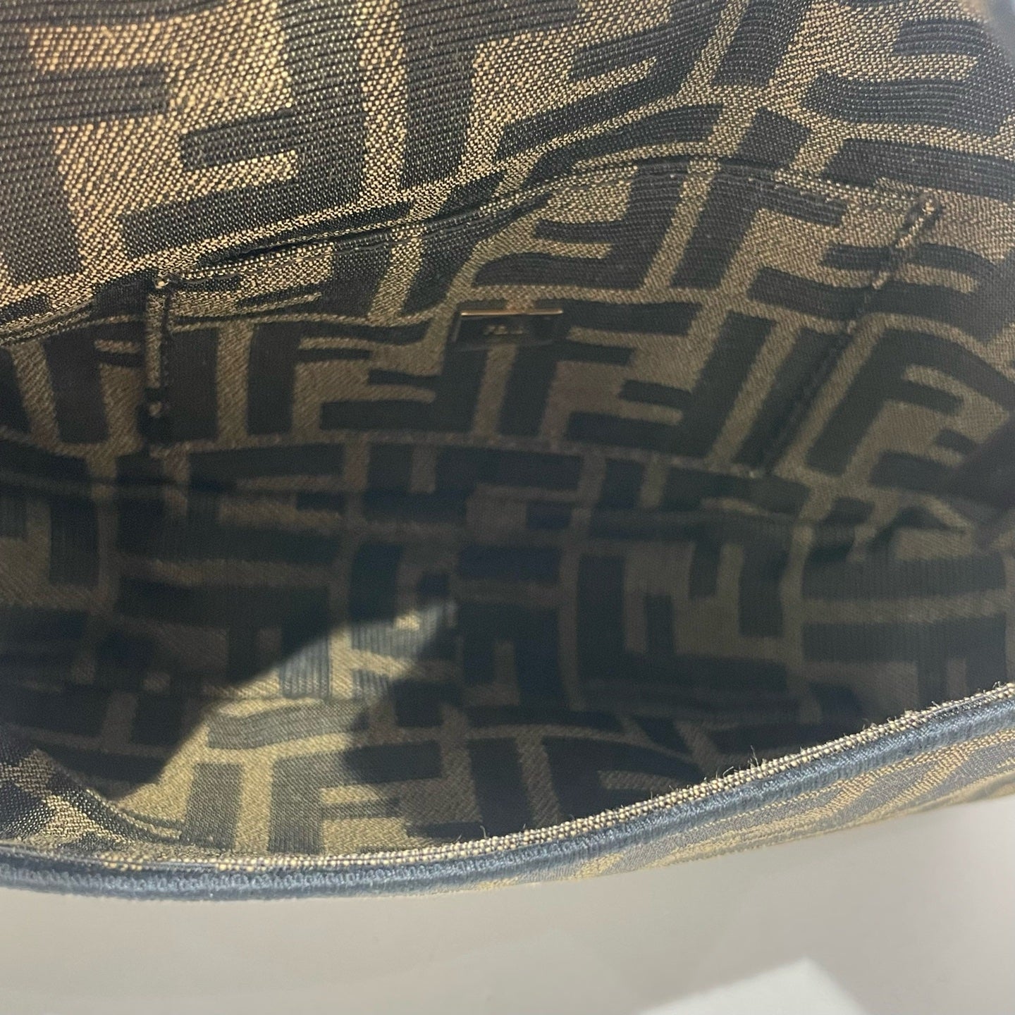 Fendi - Baguette - Cloth - Brown - (mini)
