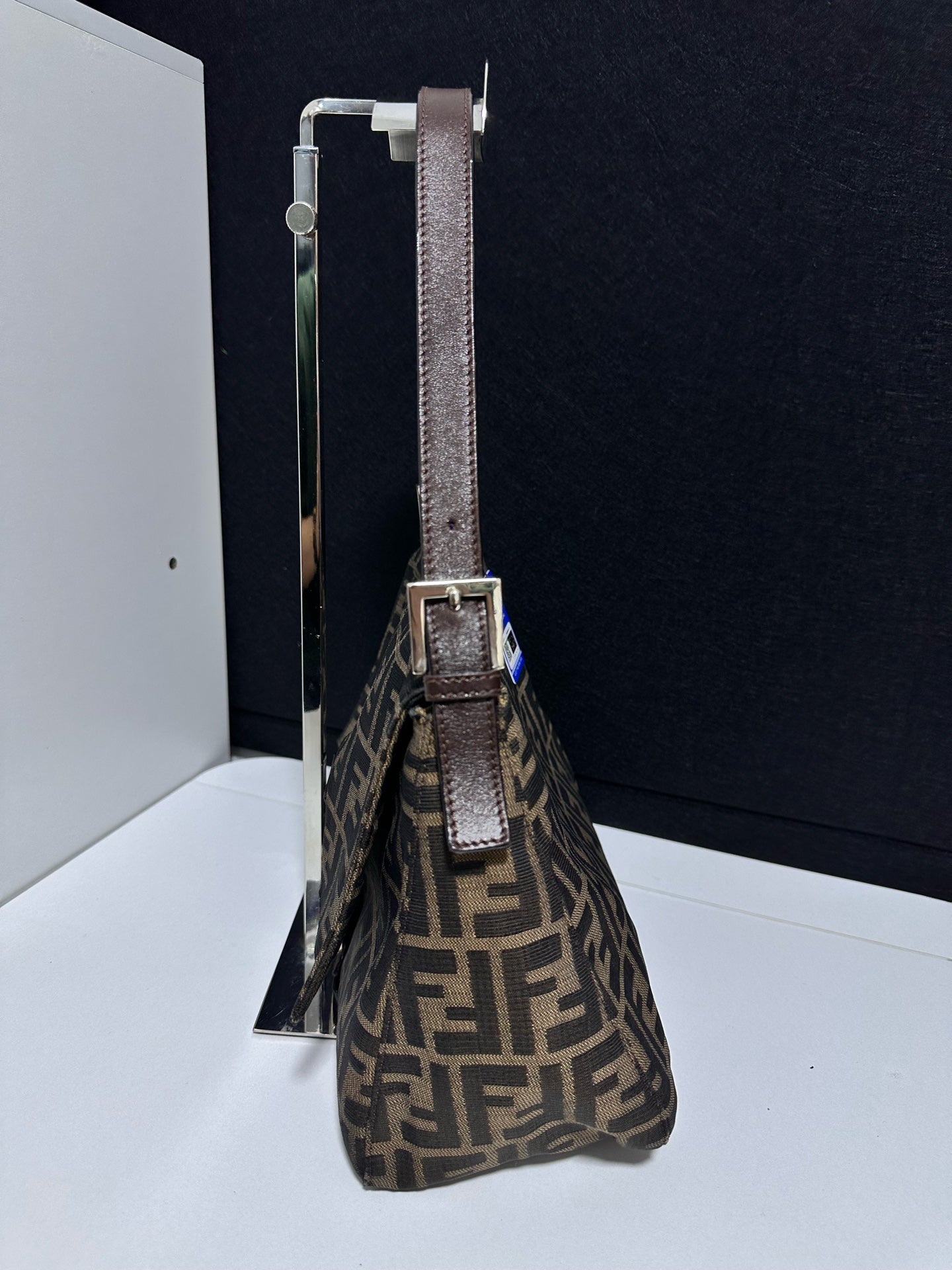 Fendi - Baguette - Cloth - Brown - (small)