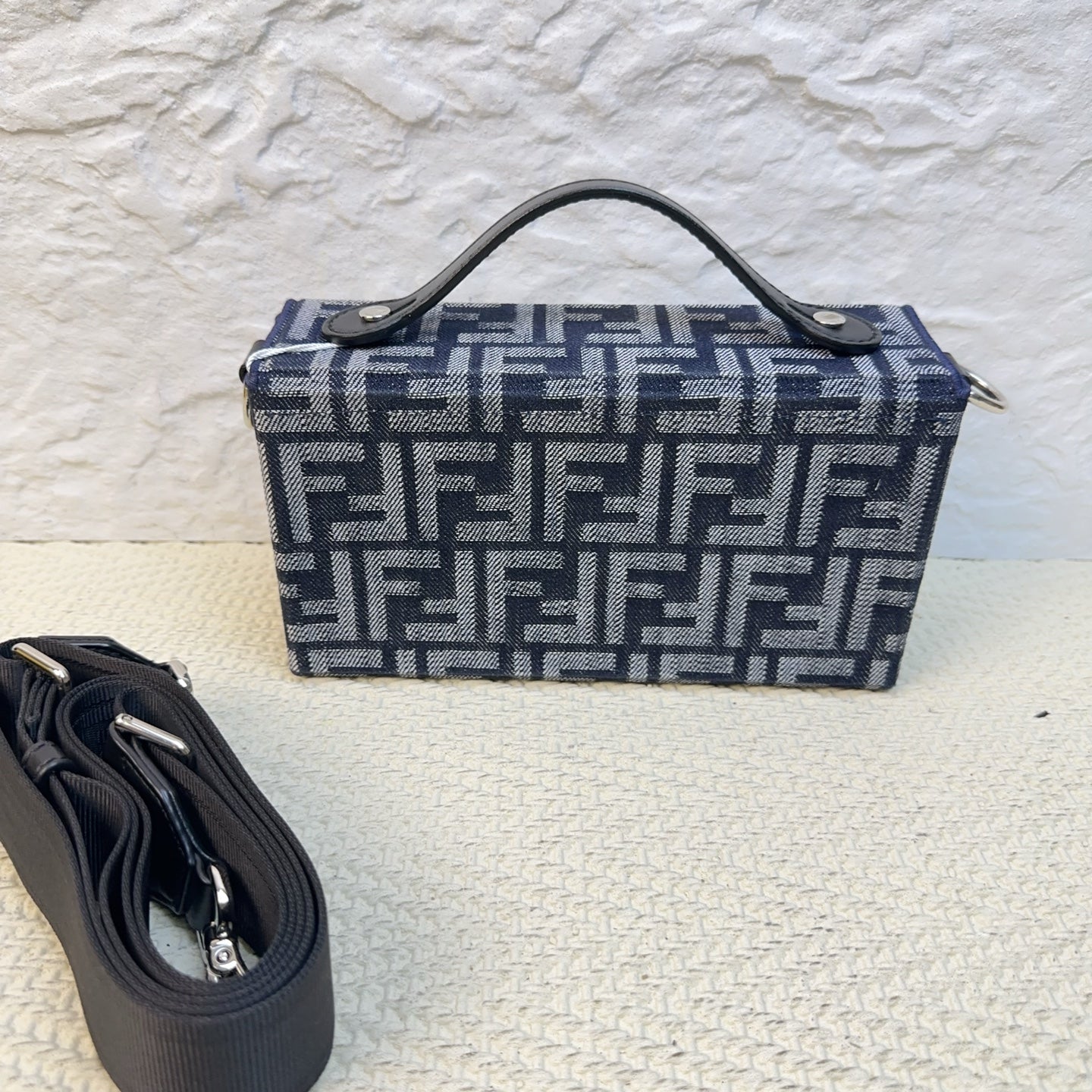 Fendi - Baguette - Denim - Jeans - Blue - (mini)
