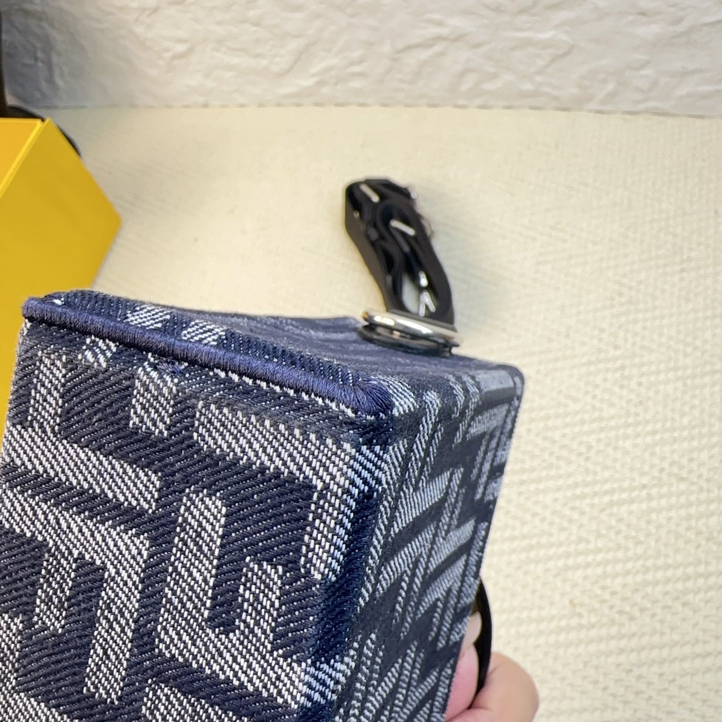 Fendi - Baguette - Denim - Jeans - Blue - (mini)