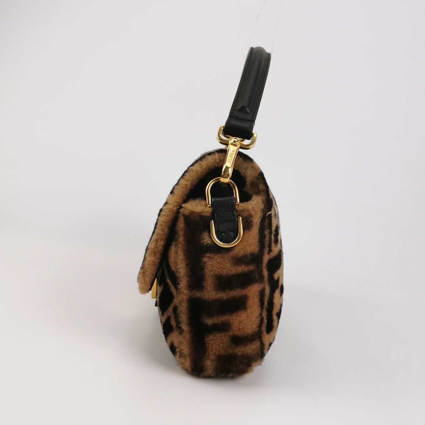 Fendi - Baguette - Faux fur - Brown - (medium)