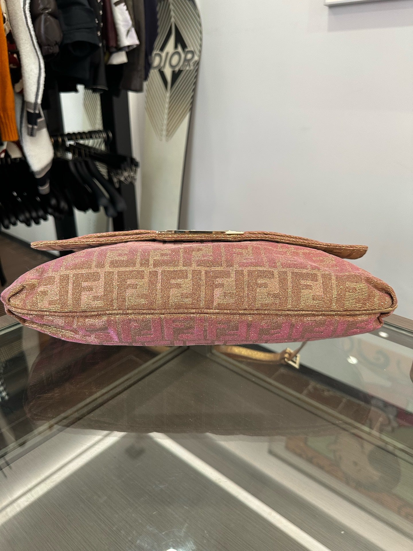 Fendi - Baguette - Glitter - Pink - (large)