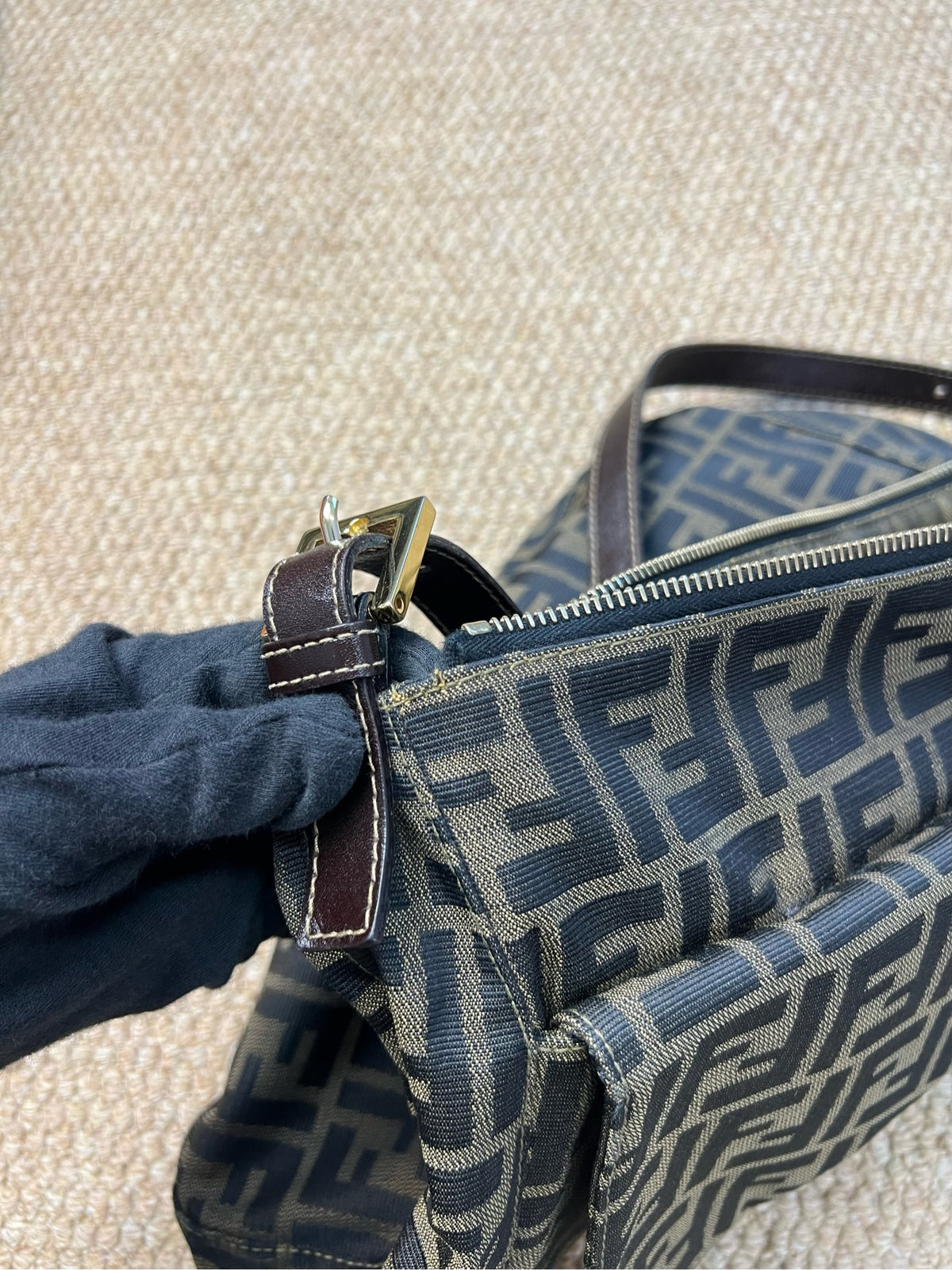 Fendi - Baguette Large - Cloth - Multicolour - (large)