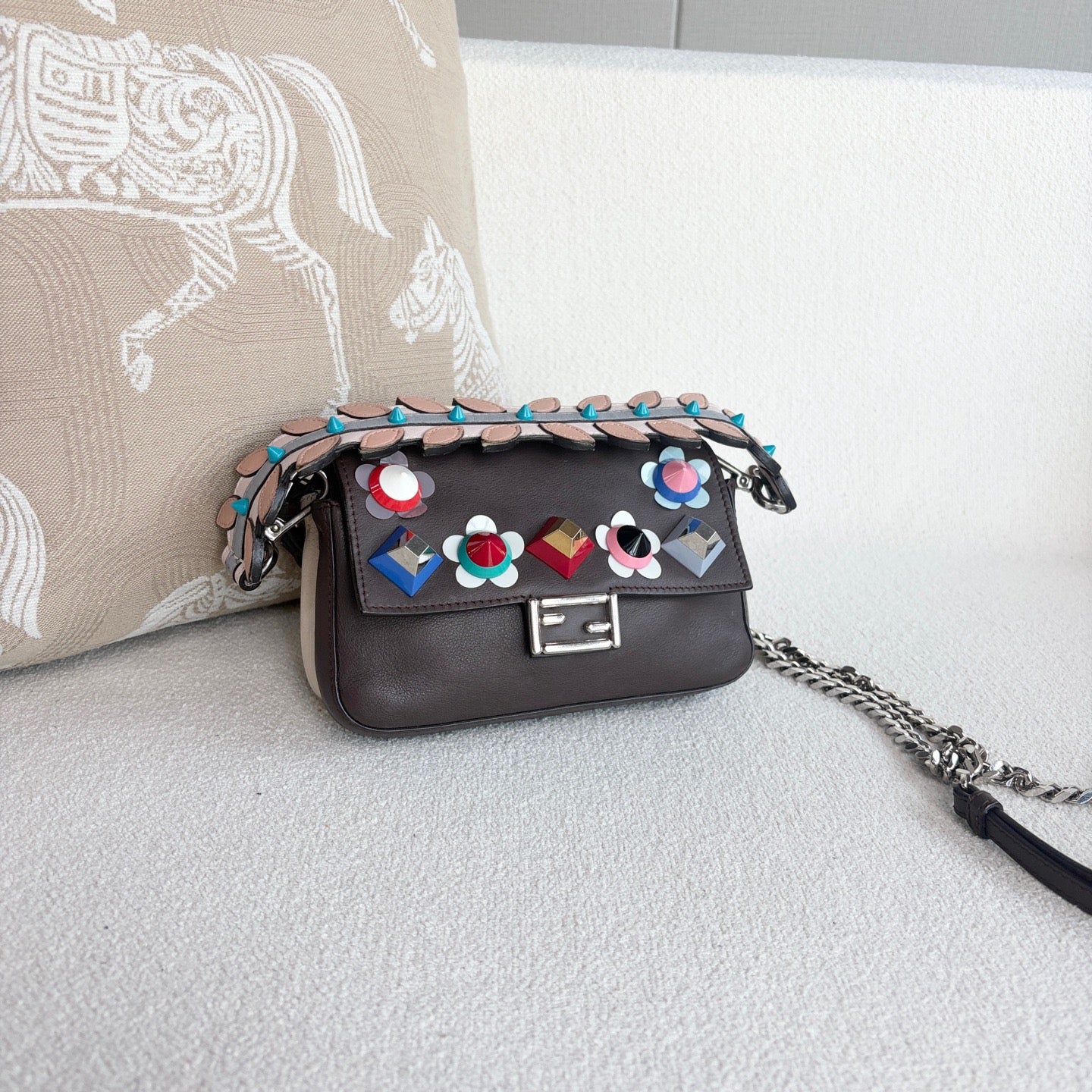 Fendi - Baguette - Leather - Multicolour - (mini)