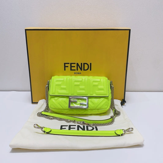 Fendi - Baguette - Leather - Yellow - (mini)