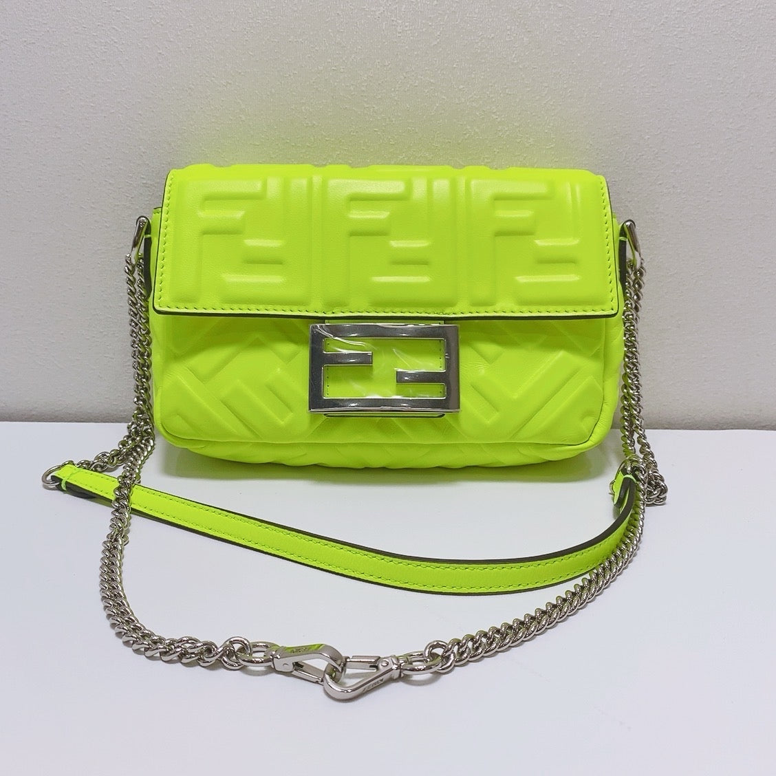 Fendi - Baguette - Leather - Yellow - (mini)