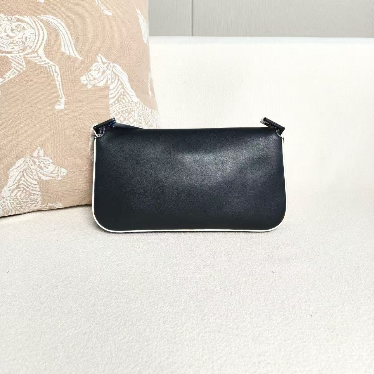 Fendi - Baguette Little Monster - Cowhide leather - Black with Yellow and Red accents - (small)