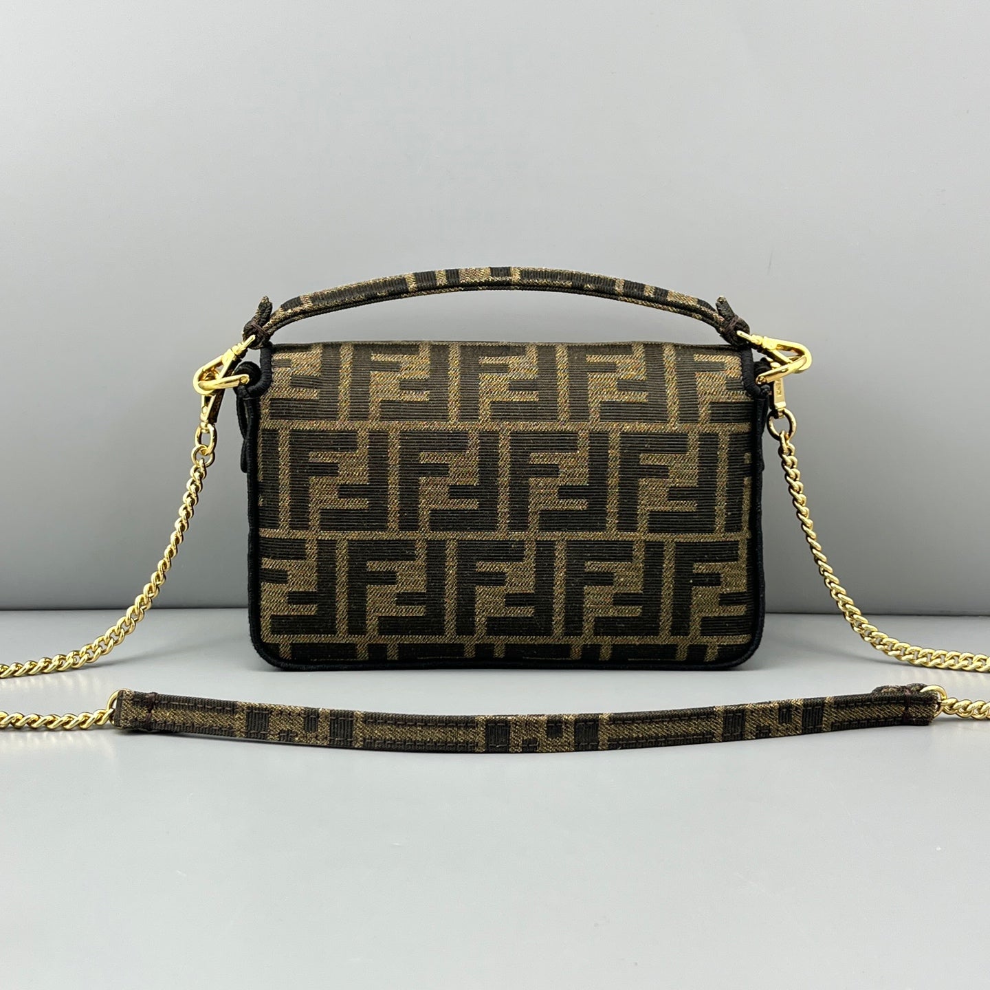 Fendi - Baguette Mini - Cloth - Brown - (mini)