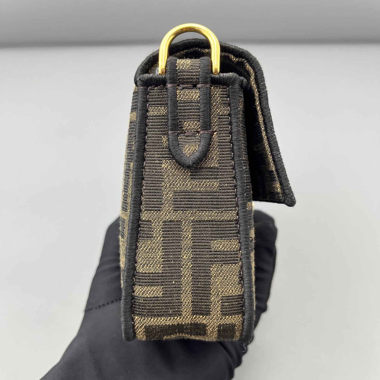 Fendi - Baguette Mini - Cloth - Brown - (mini)