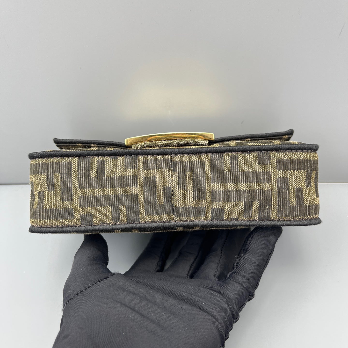 Fendi - Baguette Mini - Cloth - Brown - (mini)