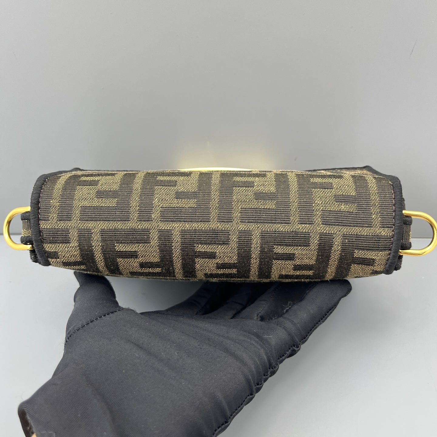 Fendi - Baguette Mini - Cloth - Brown - (mini)