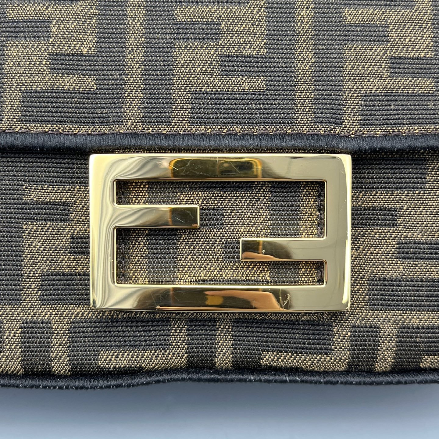 Fendi - Baguette Mini - Cloth - Brown - (mini)