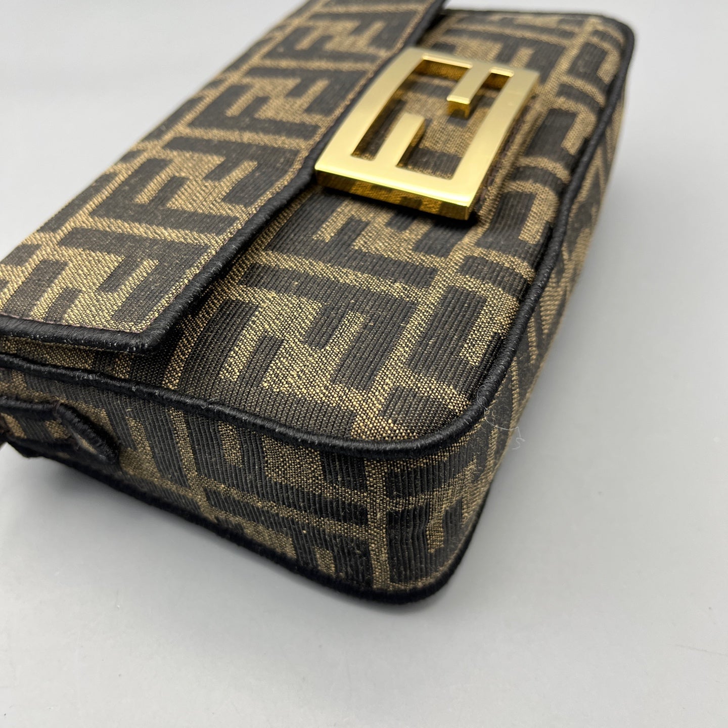 Fendi - Baguette Mini - Cloth - Brown - (mini)