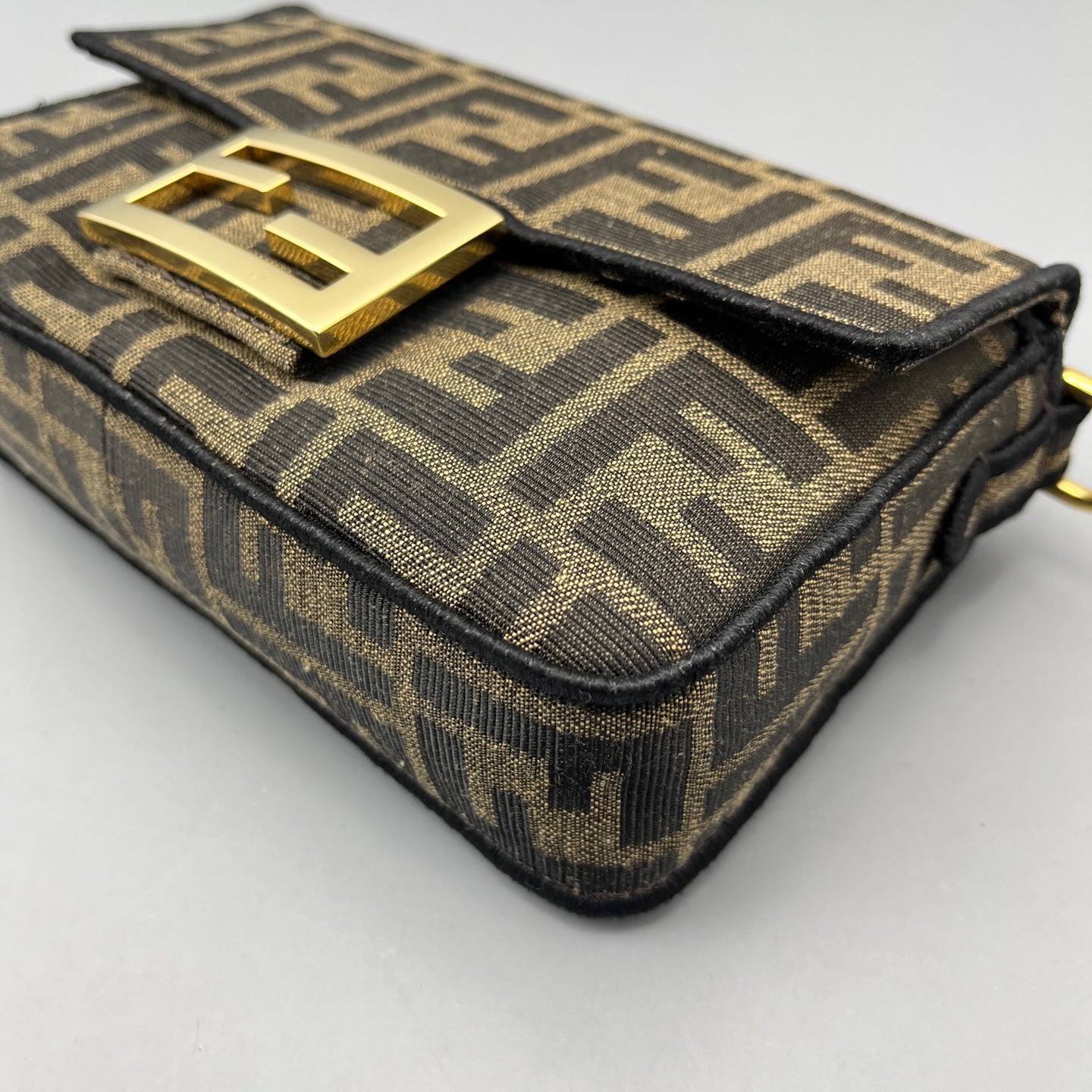 Fendi - Baguette Mini - Cloth - Brown - (mini)