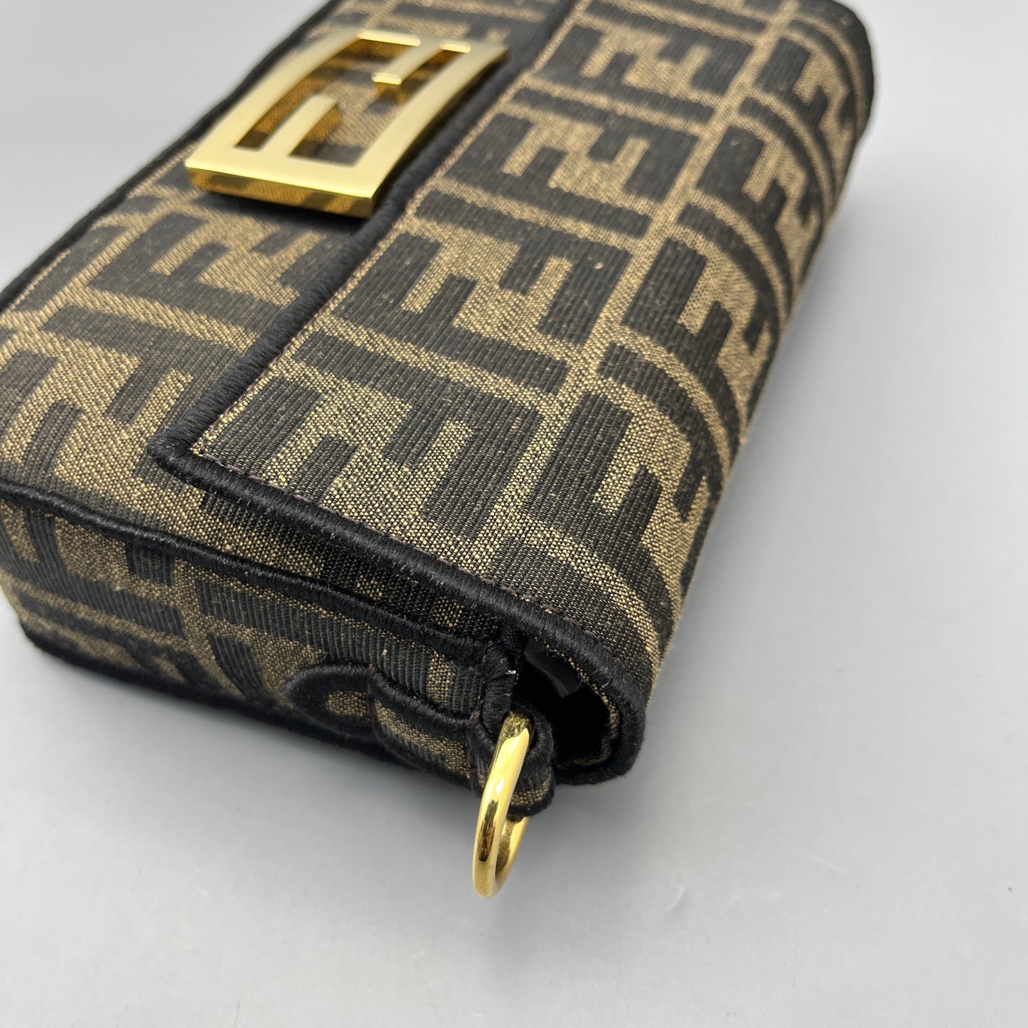 Fendi - Baguette Mini - Cloth - Brown - (mini)