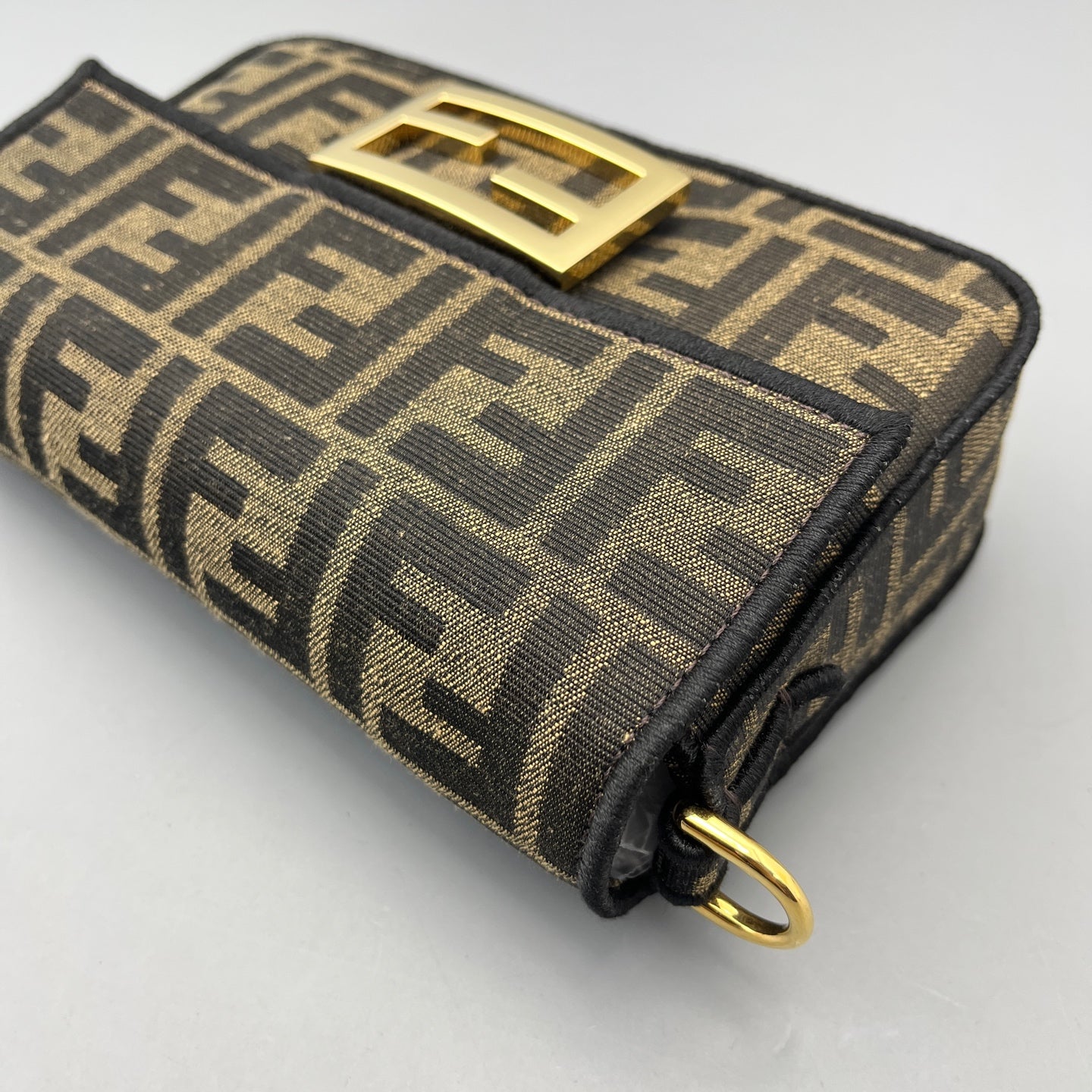 Fendi - Baguette Mini - Cloth - Brown - (mini)