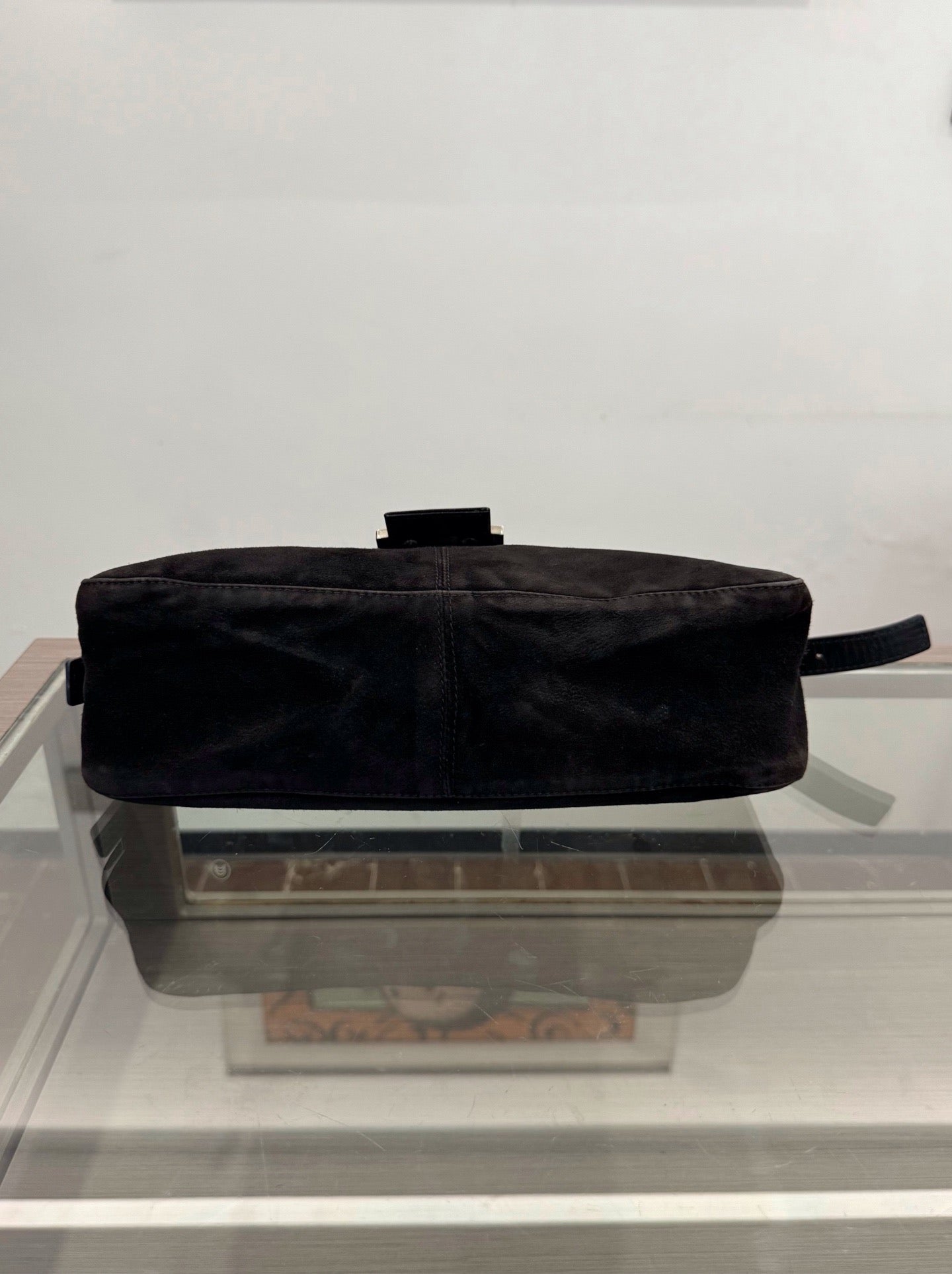 Fendi - Baguette - Suede - Black - (medium)