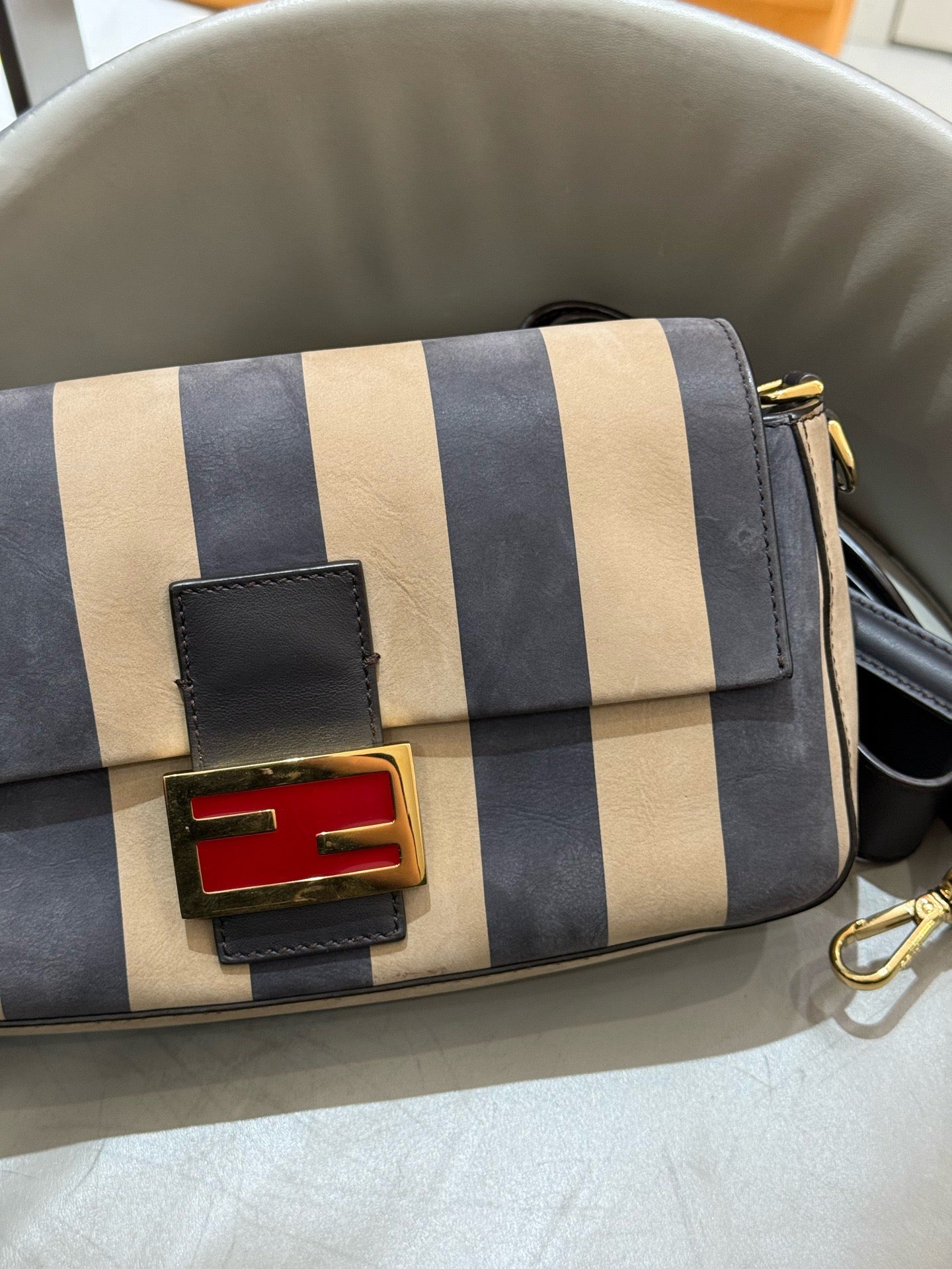 Fendi - Baguette - Suede - Multicolour - (Medium)