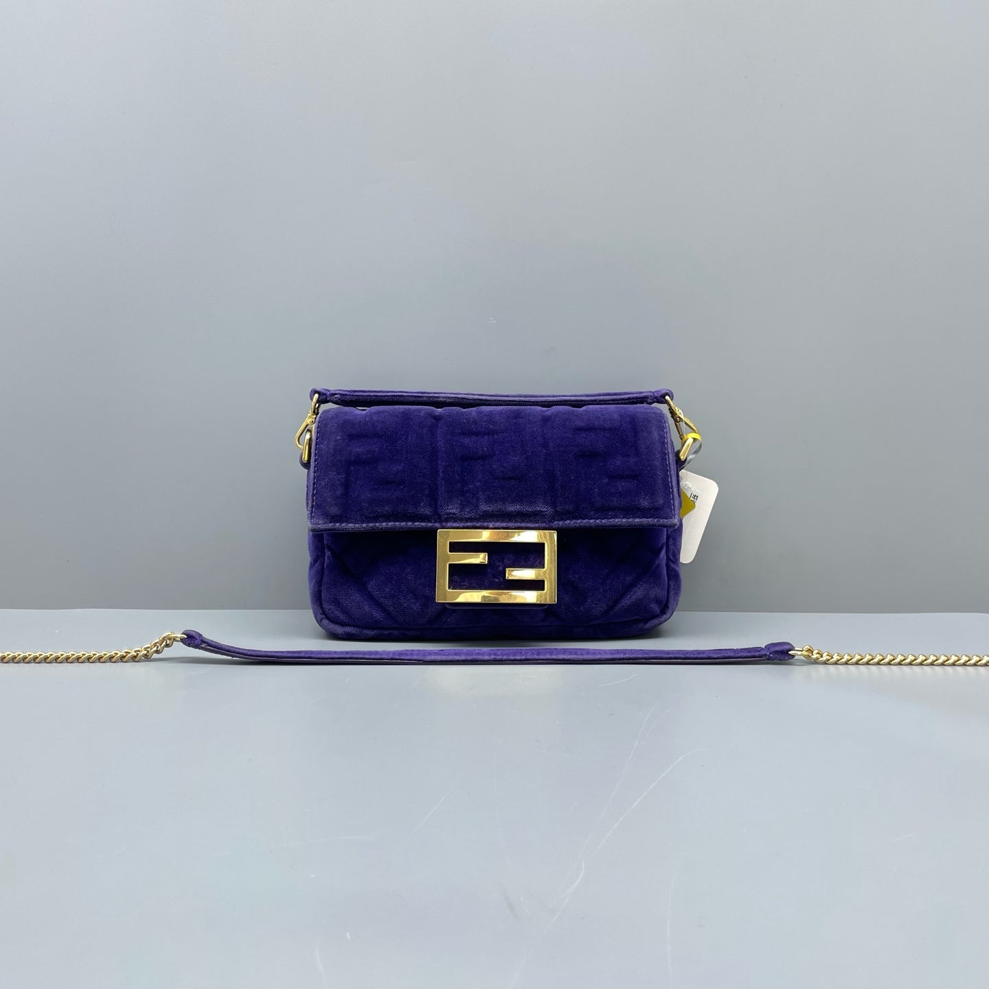 Fendi - Baguette - Velvet - Purple - (mini)
