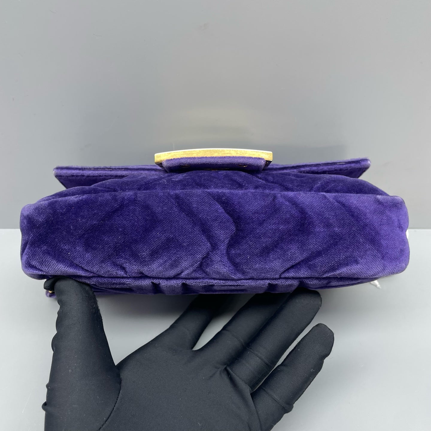Fendi - Baguette - Velvet - Purple - (mini)