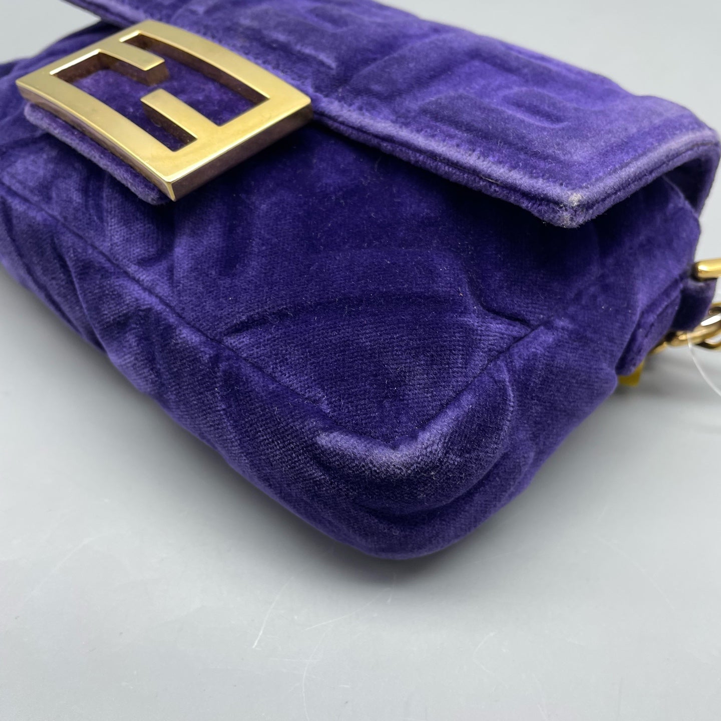 Fendi - Baguette - Velvet - Purple - (mini)