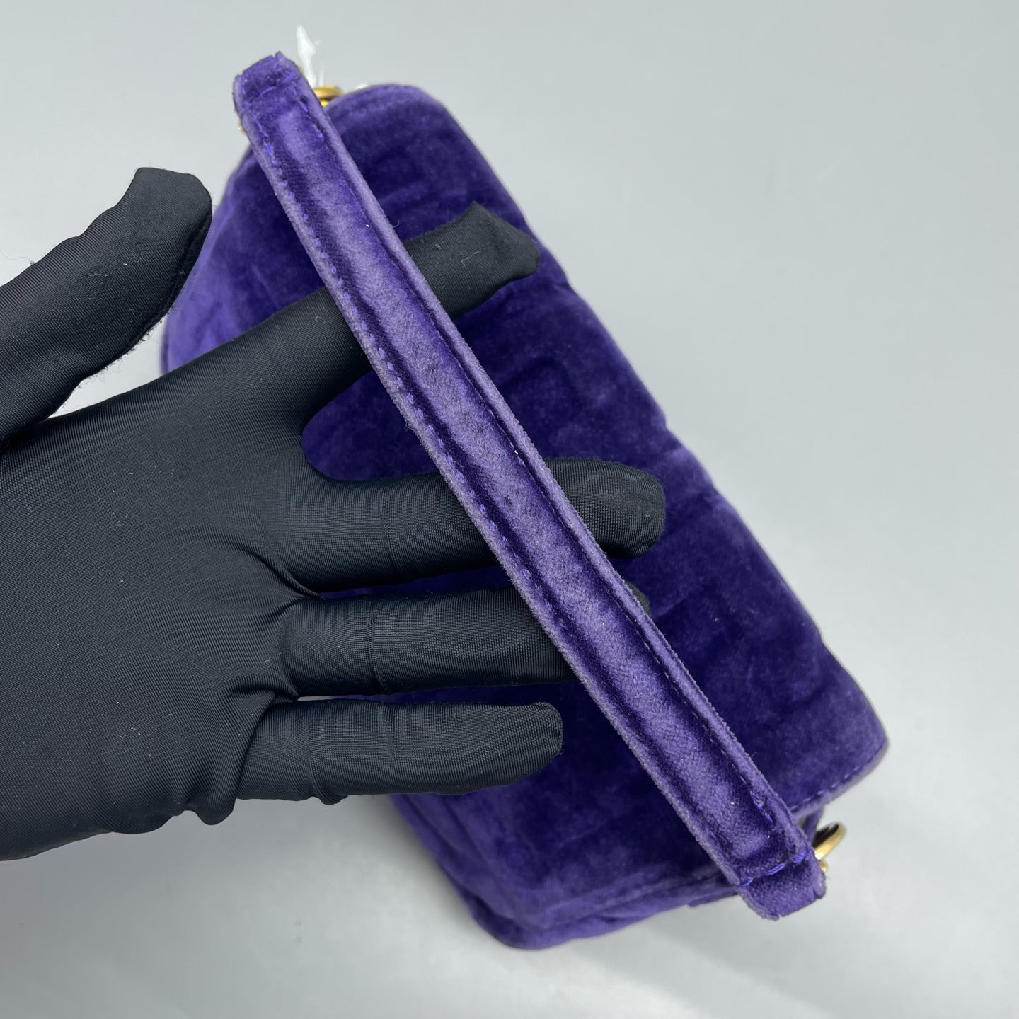 Fendi - Baguette - Velvet - Purple - (mini)