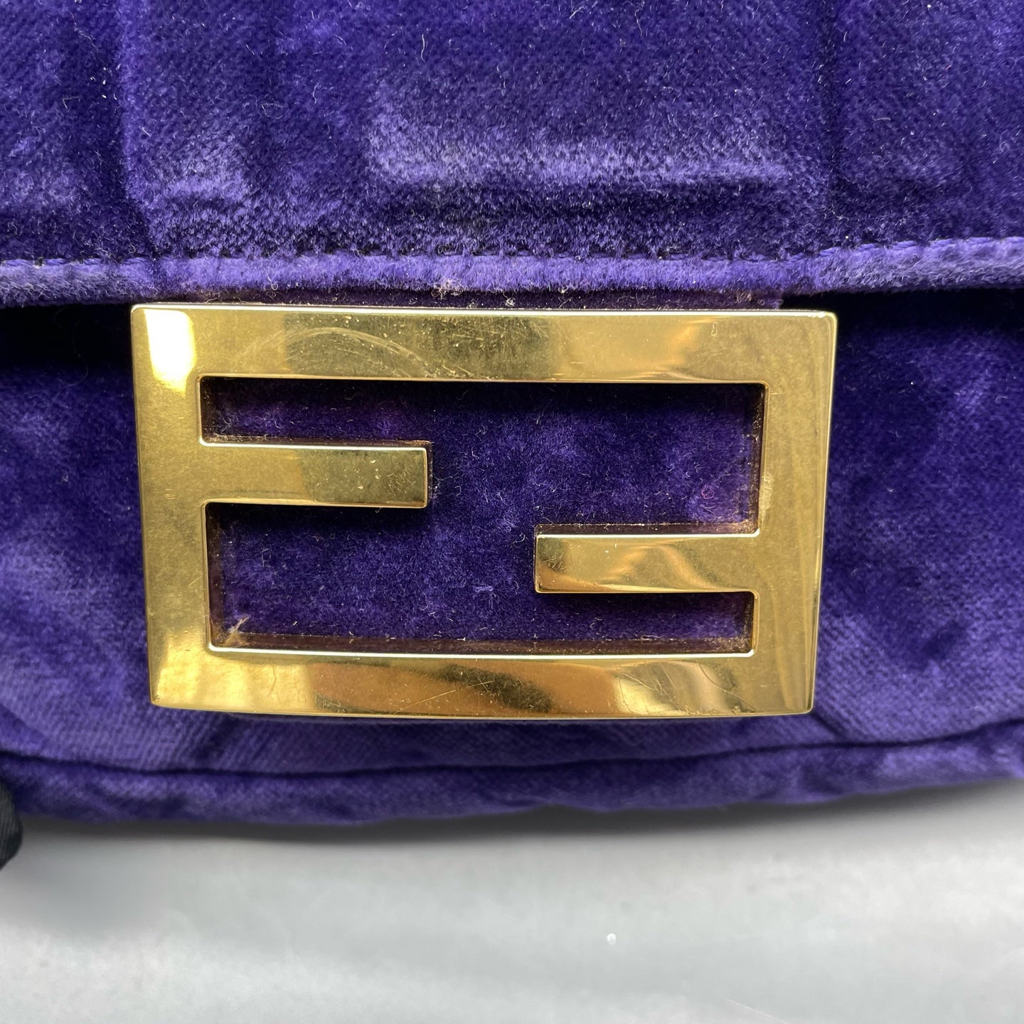 Fendi - Baguette - Velvet - Purple - (mini)