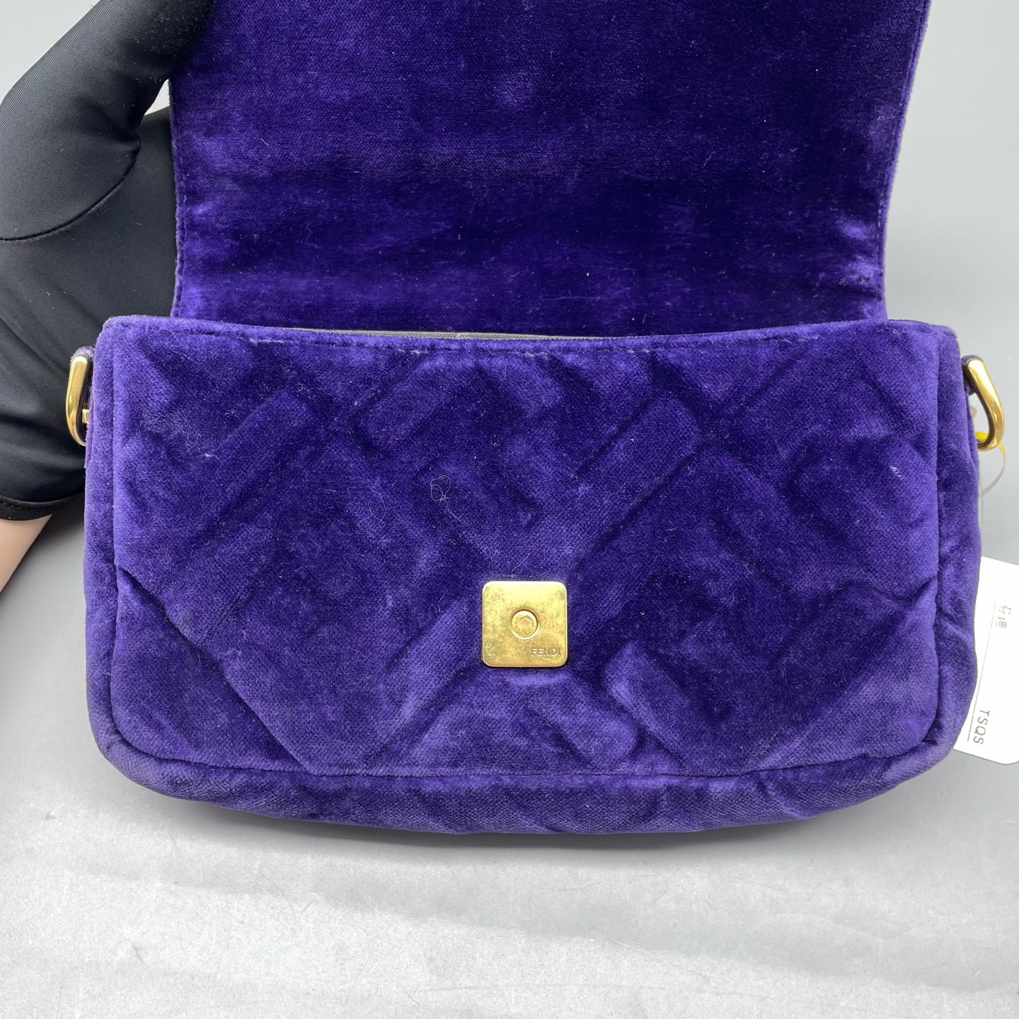 Fendi - Baguette - Velvet - Purple - (mini)