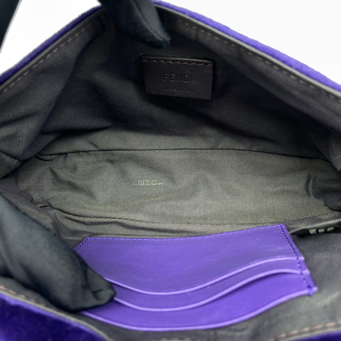 Fendi - Baguette - Velvet - Purple - (mini)