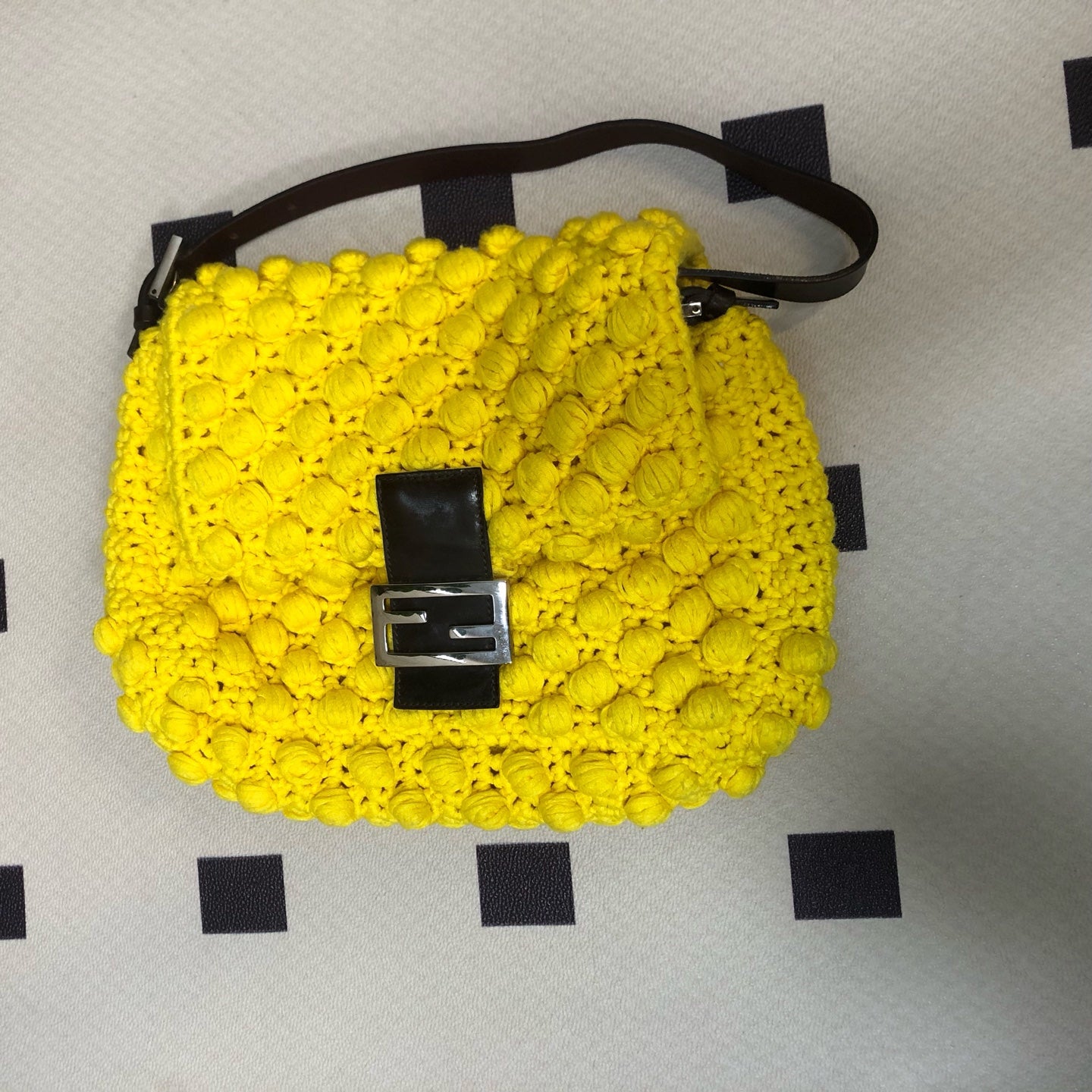 Fendi - Baguette - Wool - Yellow - (medium)