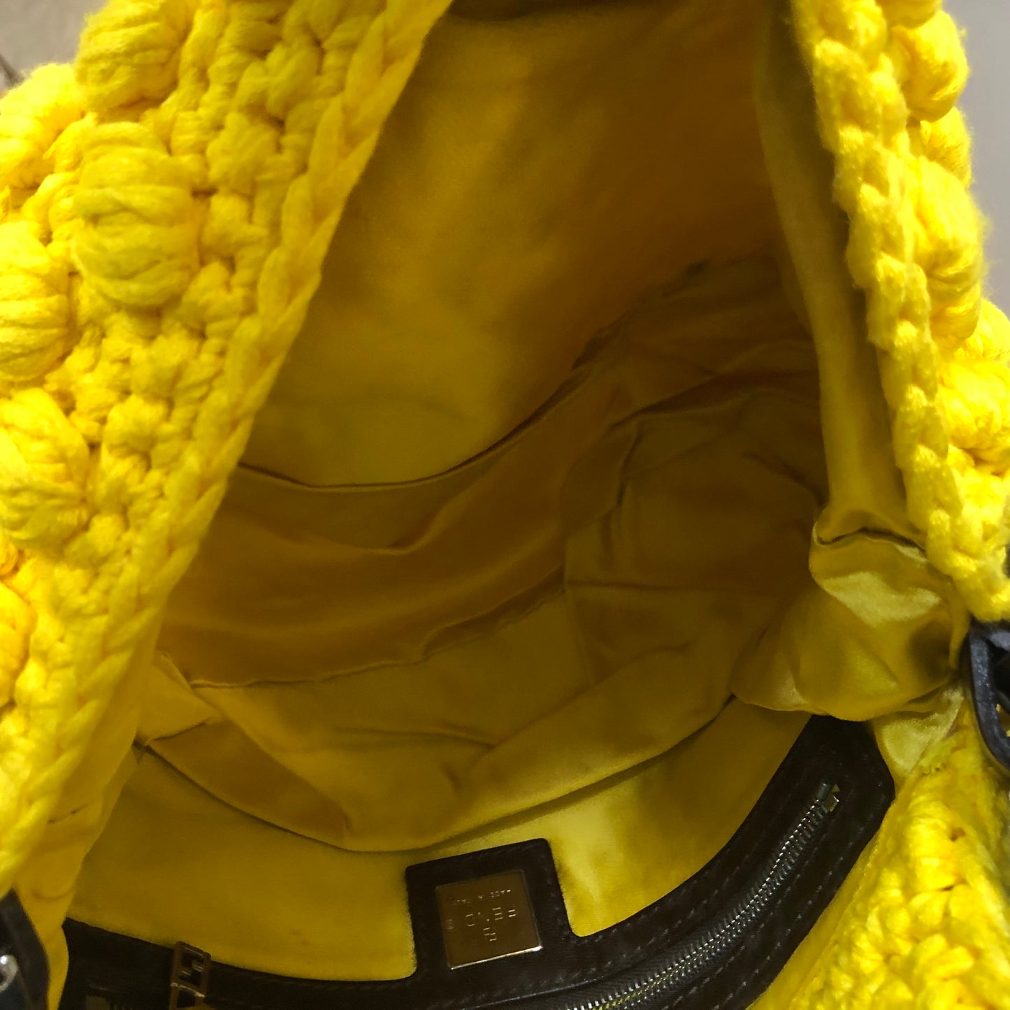 Fendi - Baguette - Wool - Yellow - (medium)