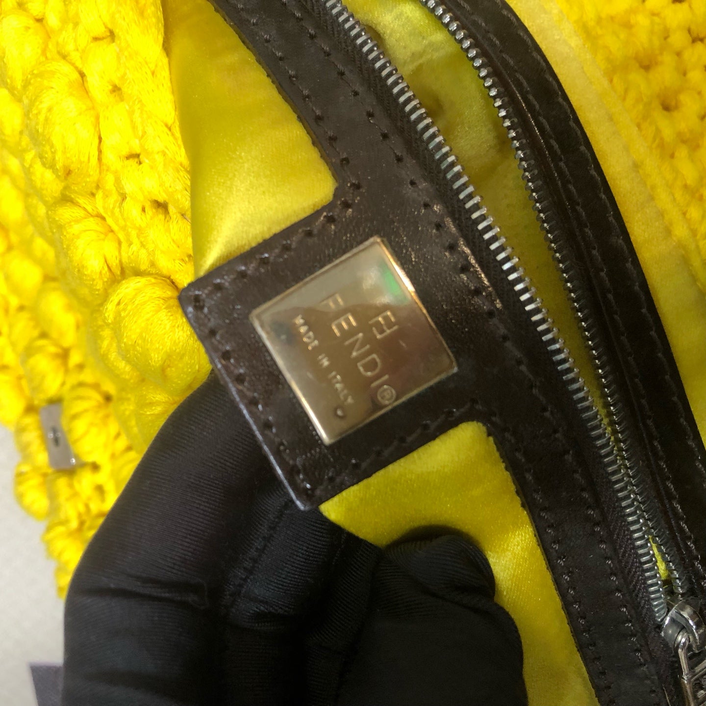 Fendi - Baguette - Wool - Yellow - (medium)
