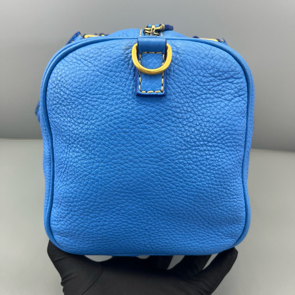 Fendi - Boston Bag - Leather - Blue - (medium)