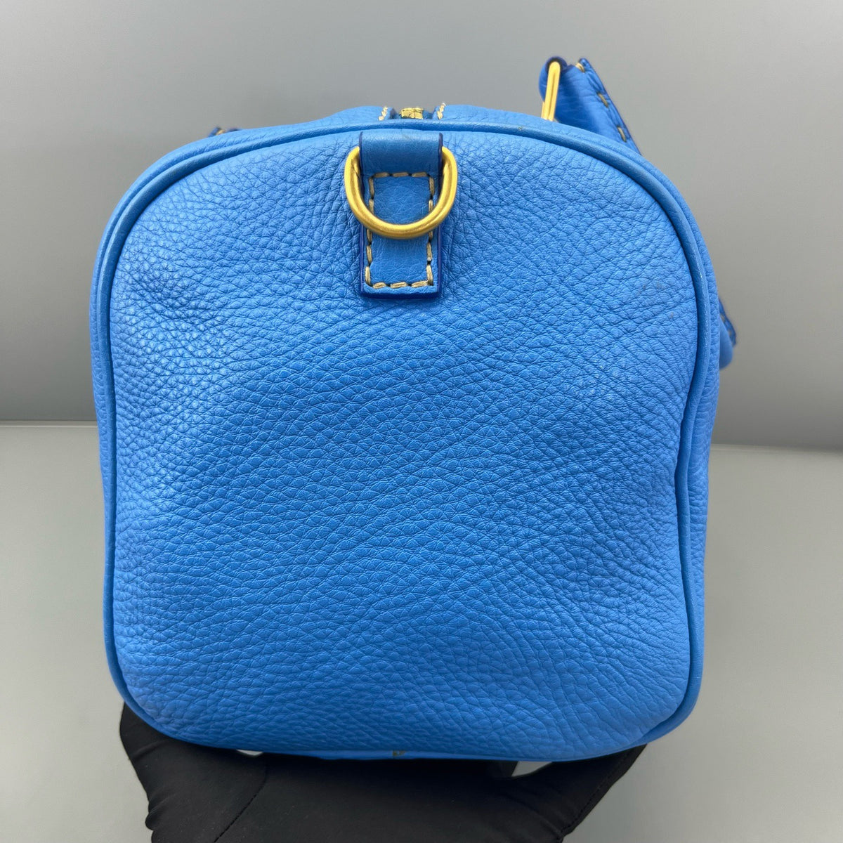 Fendi - Boston Bag - Leather - Blue - (medium)
