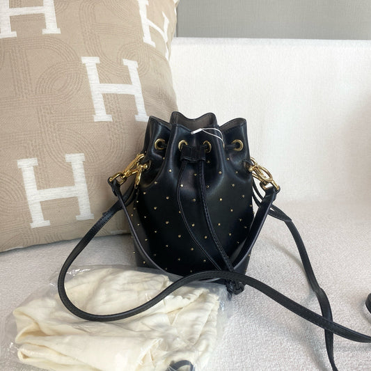 Fendi - Buckle Bag - Leather - Black - (mini)