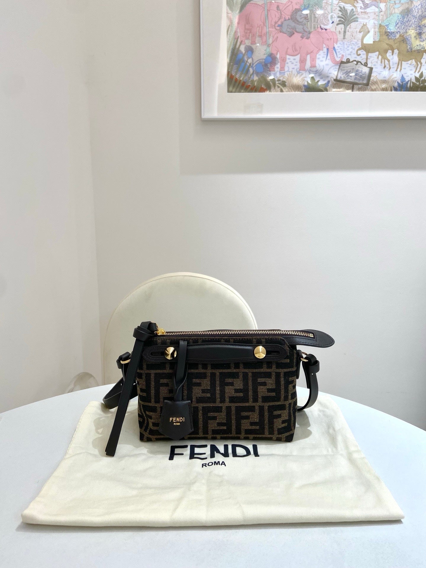 Fendi - By The Way - Cloth - Brown - (mini)