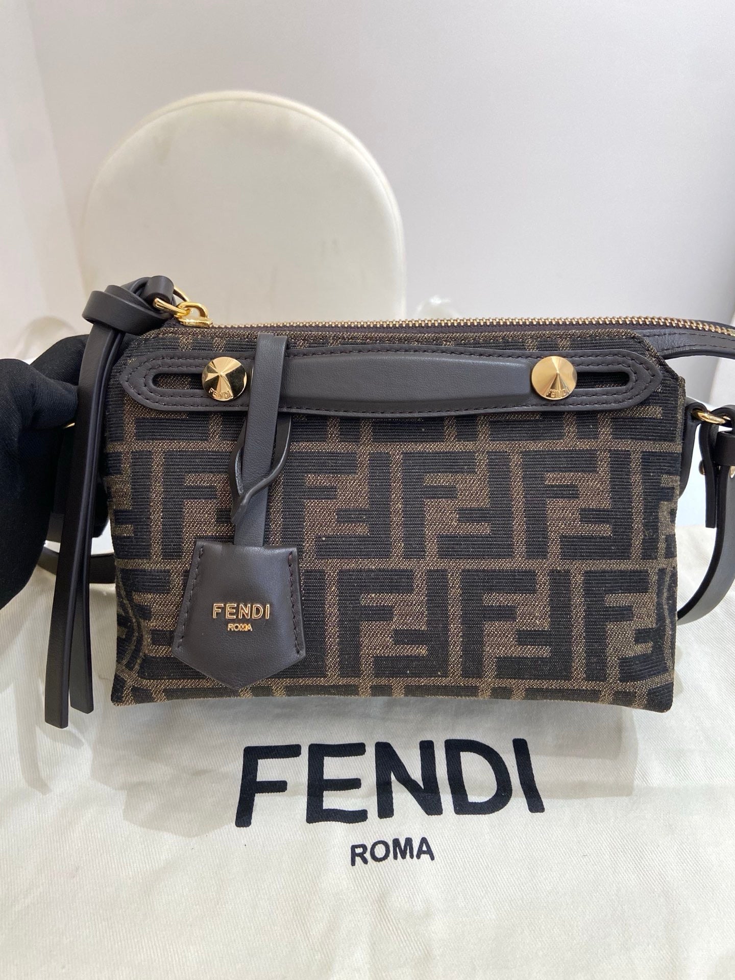 Fendi - By The Way - Cloth - Brown - (mini)