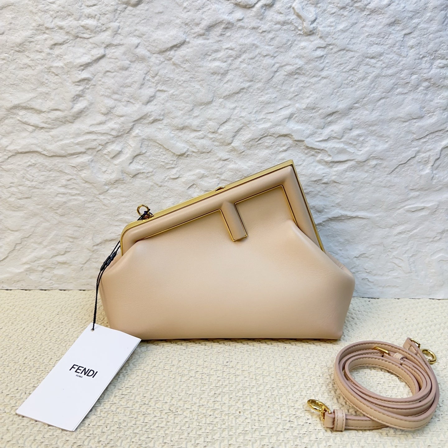 Fendi - By The Way - Leather - Beige - (small)