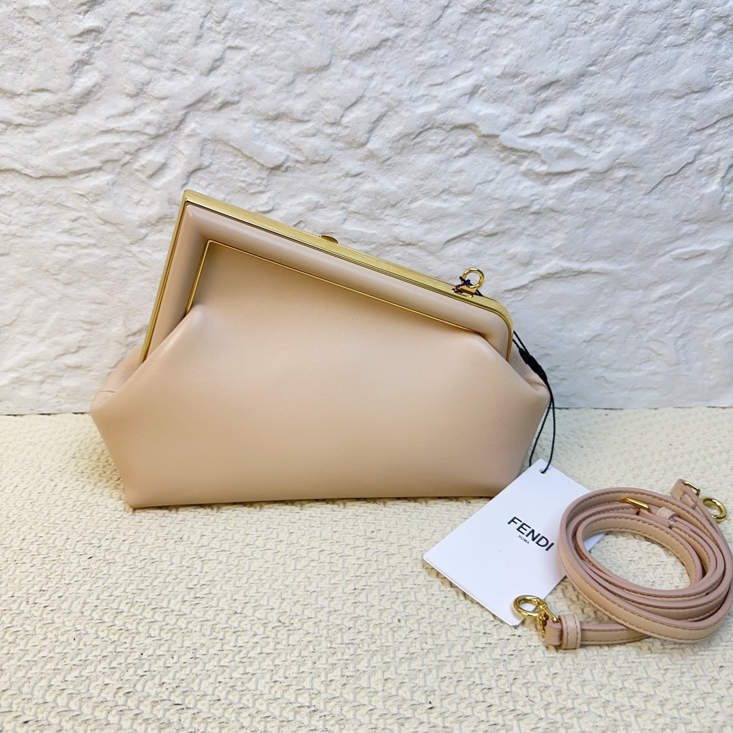 Fendi - By The Way - Leather - Beige - (small)
