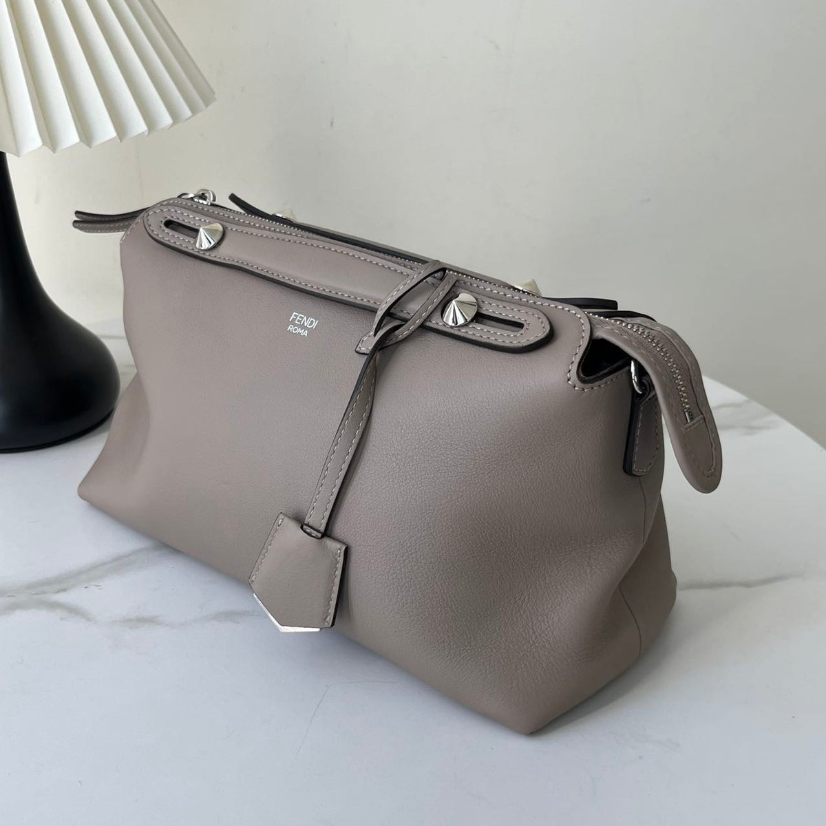 Fendi - By The Way - Leather - Grey - (medium)