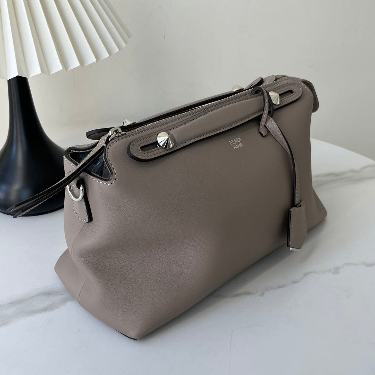 Fendi - By The Way - Leather - Grey - (medium)