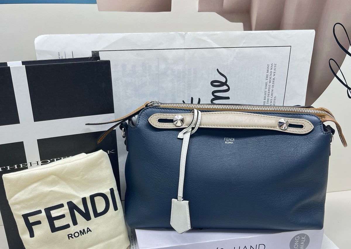 Fendi - By The Way - Leather - Navy - (medium)