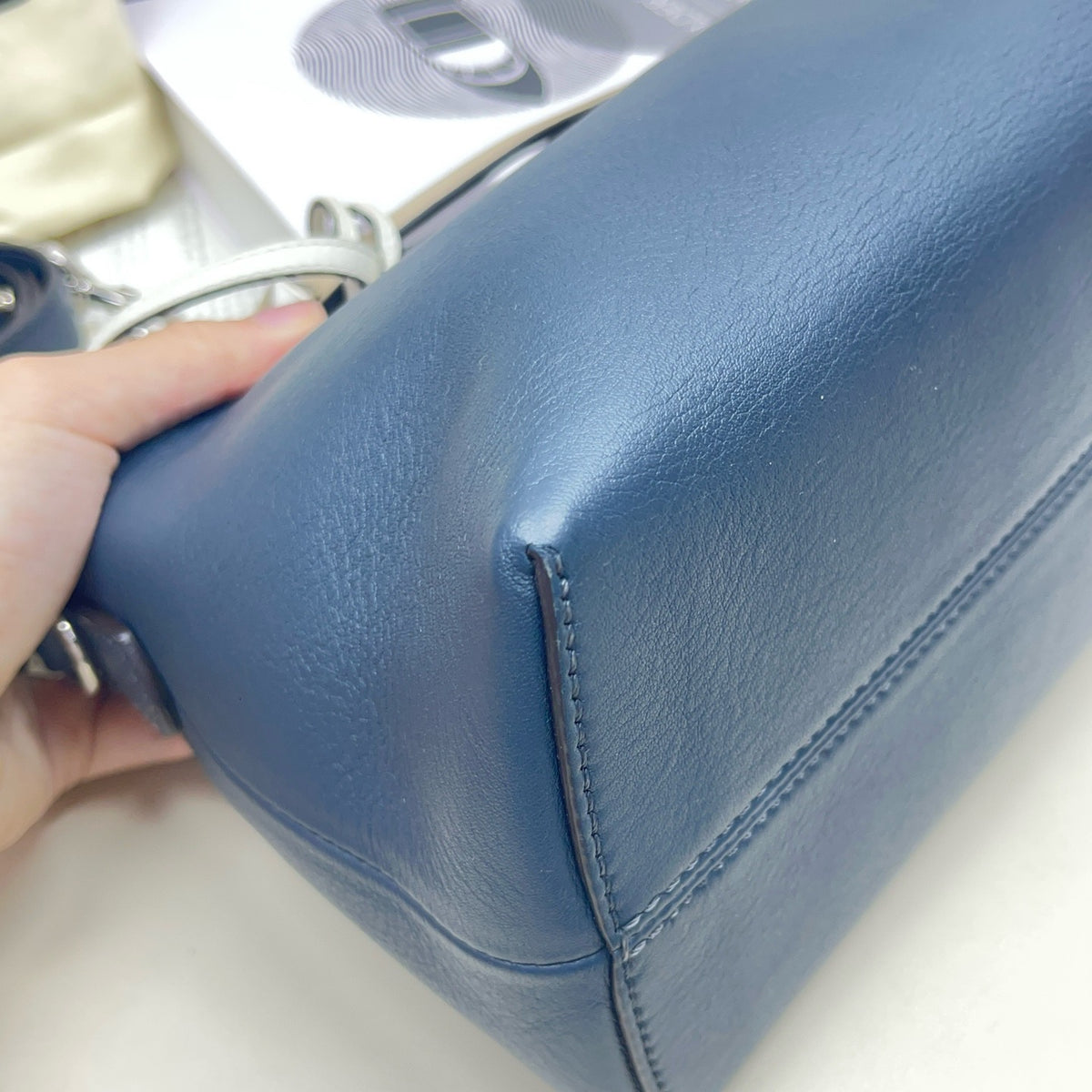 Fendi - By The Way - Leather - Navy - (medium)