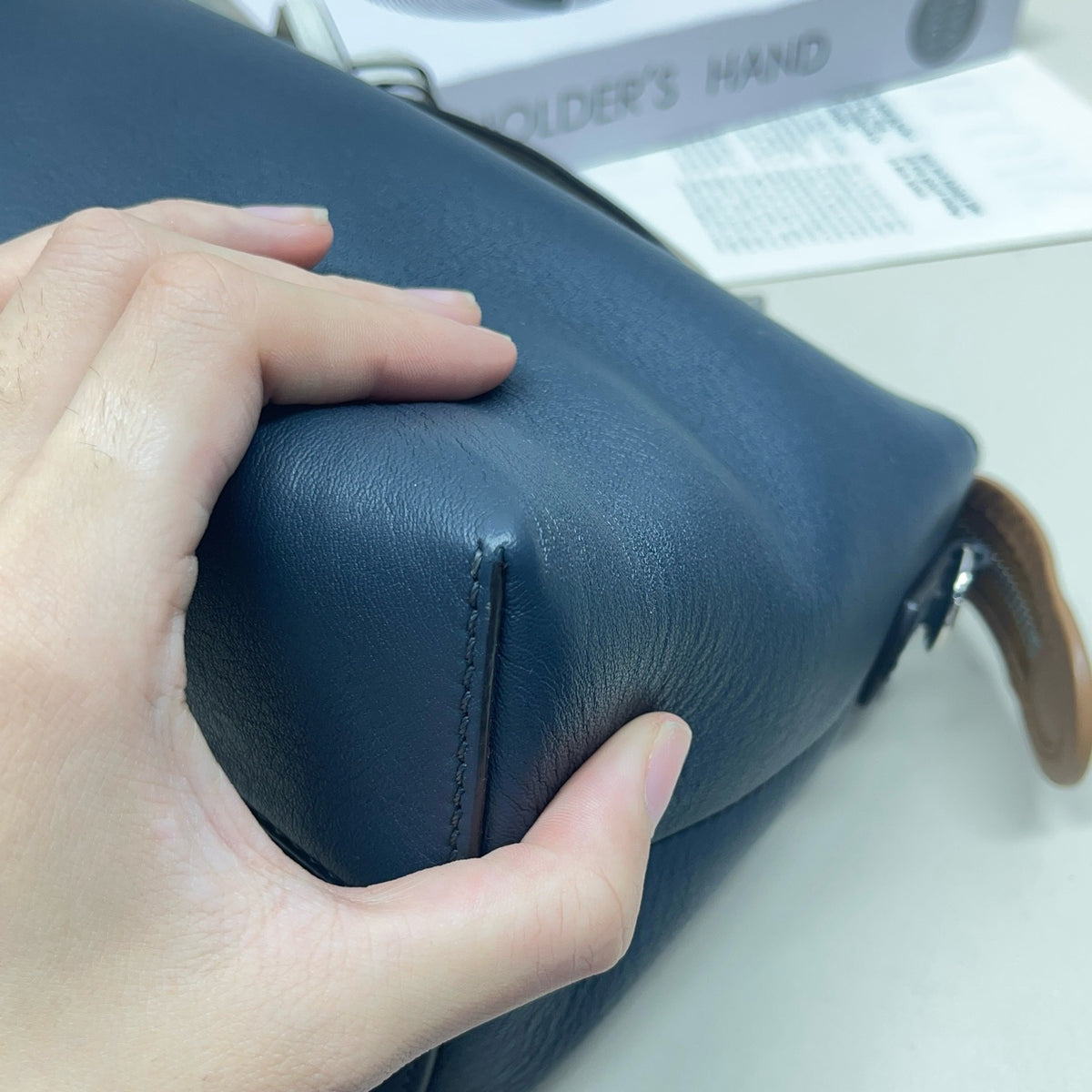 Fendi - By The Way - Leather - Navy - (medium)