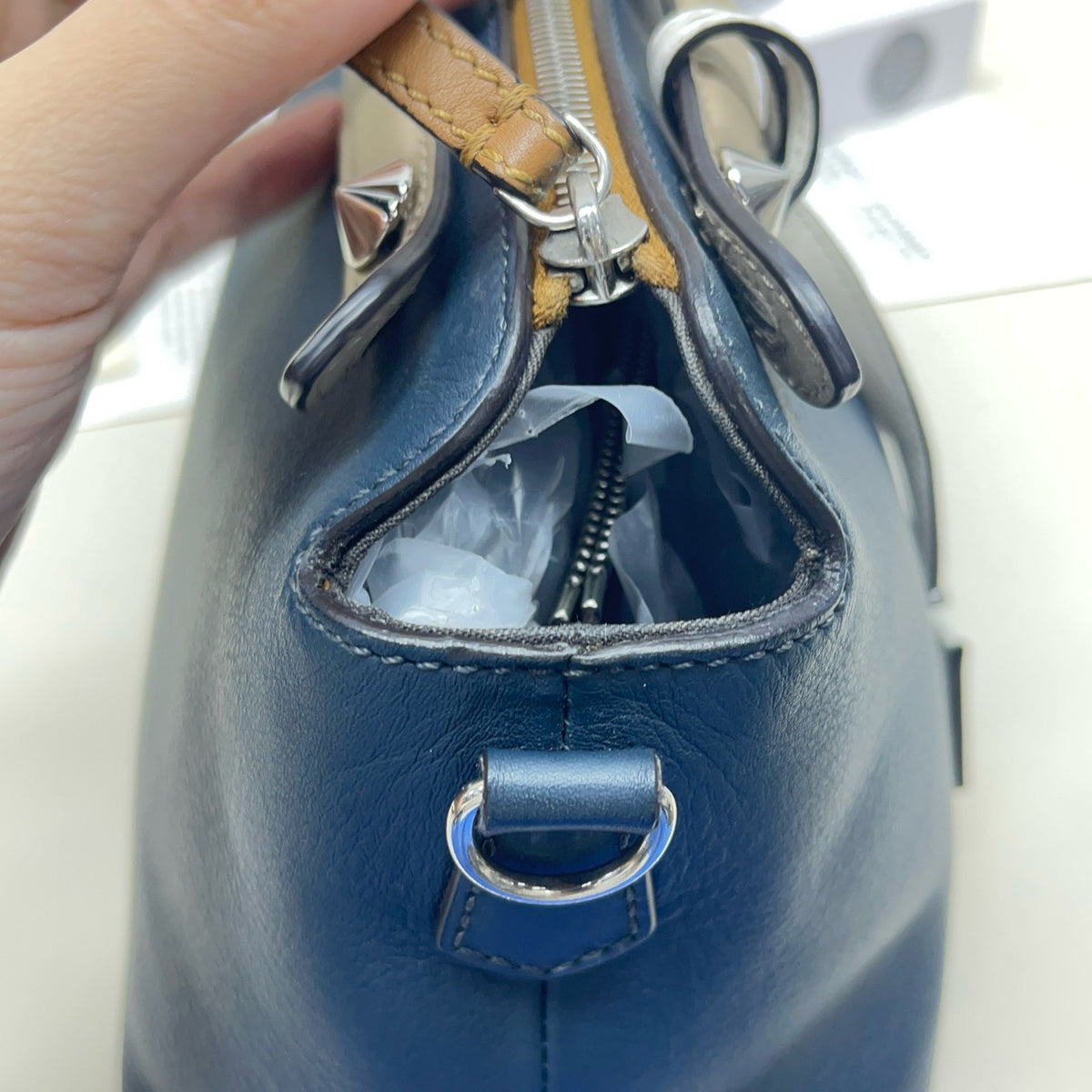 Fendi - By The Way - Leather - Navy - (medium)