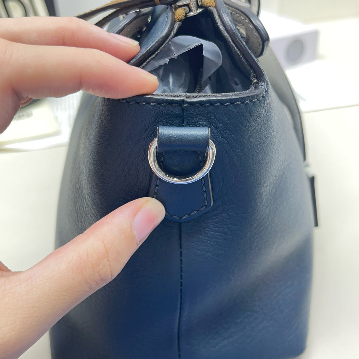 Fendi - By The Way - Leather - Navy - (medium)