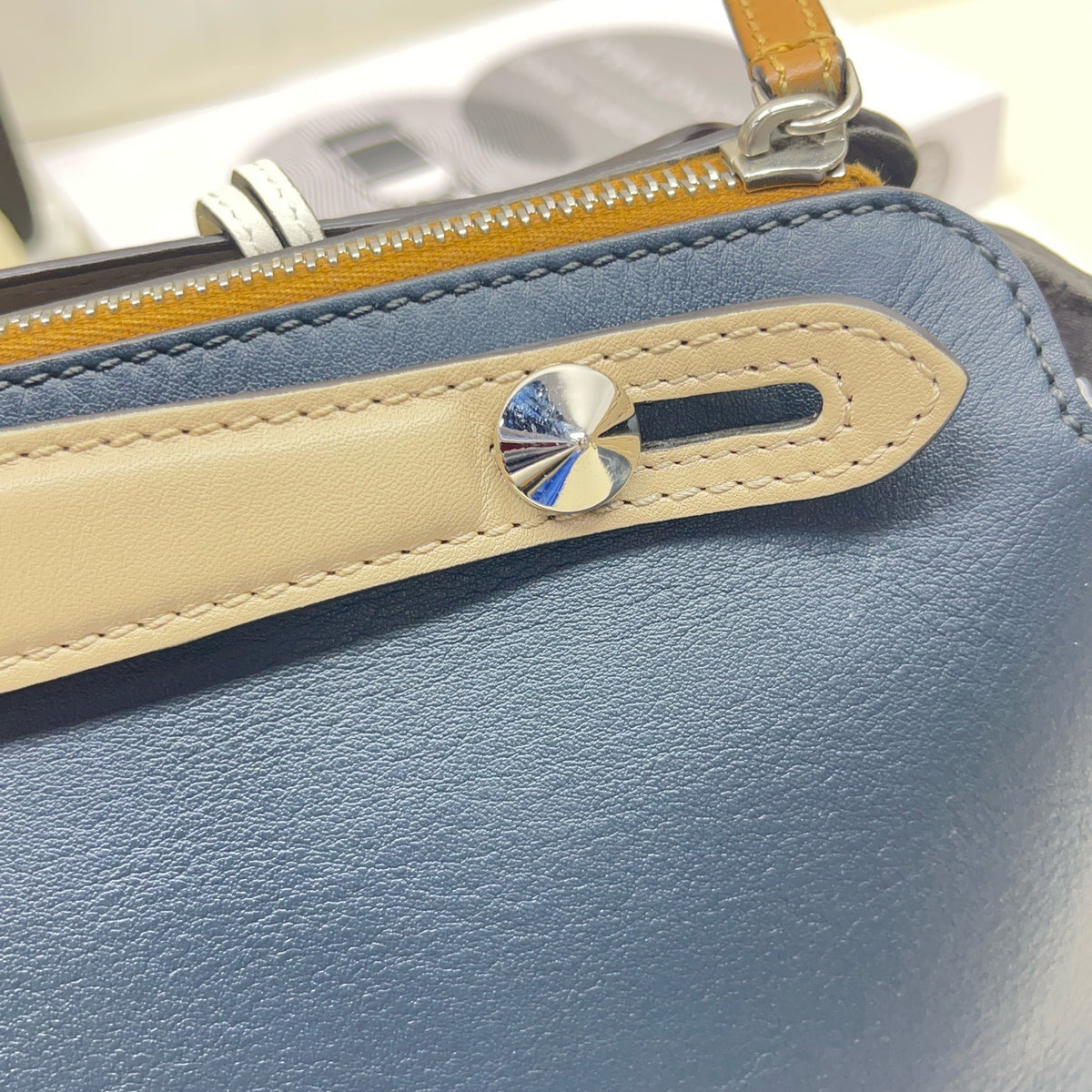 Fendi - By The Way - Leather - Navy - (medium)