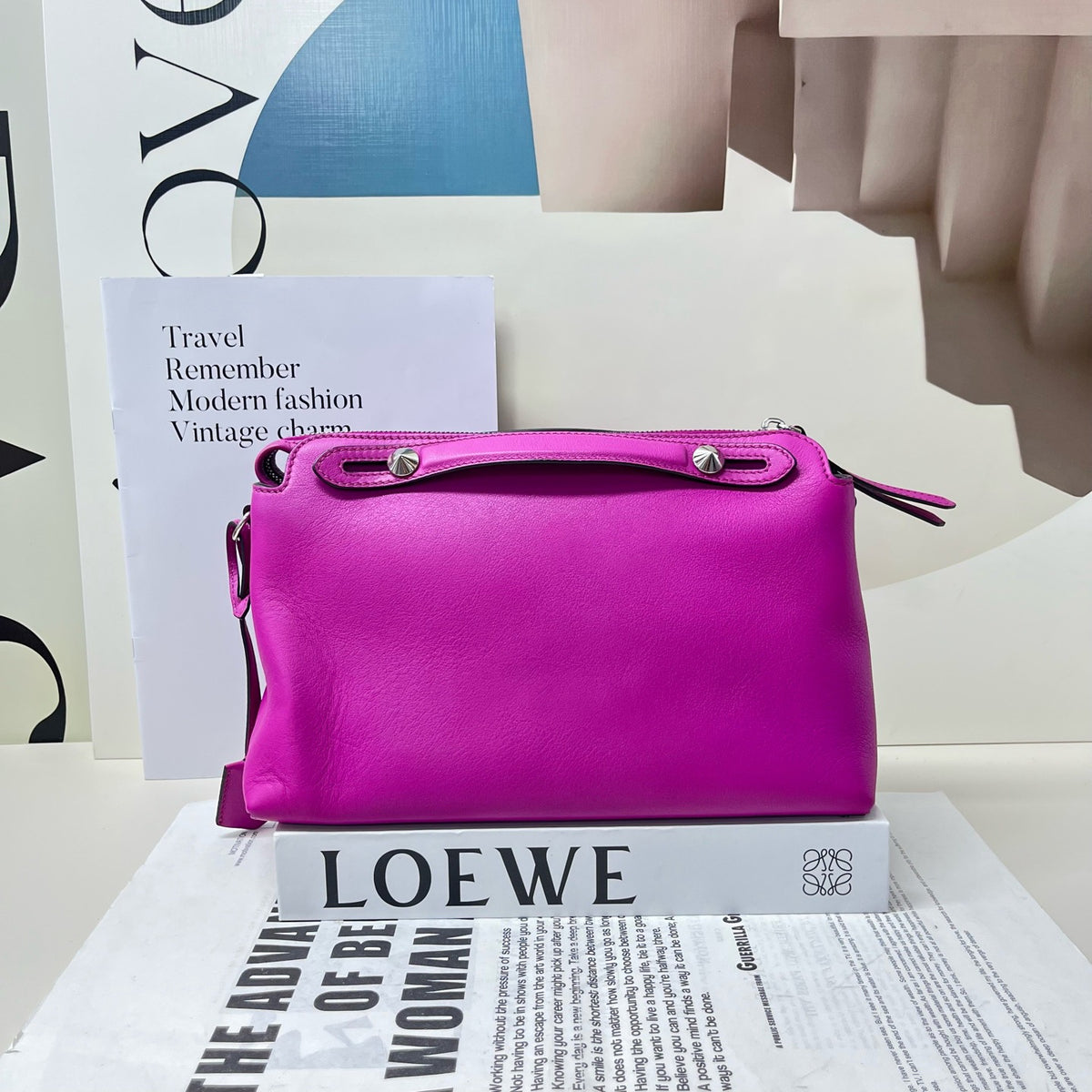 Fendi - By The Way - Leather - Pink - (medium)