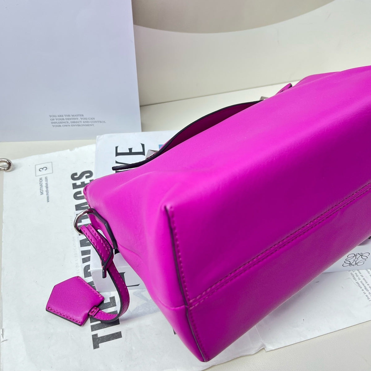 Fendi - By The Way - Leather - Pink - (medium)
