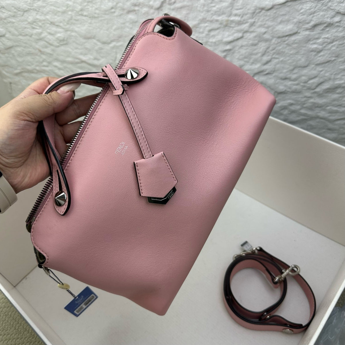 Fendi - By The Way Medium - Leather - Pink - (Medium)